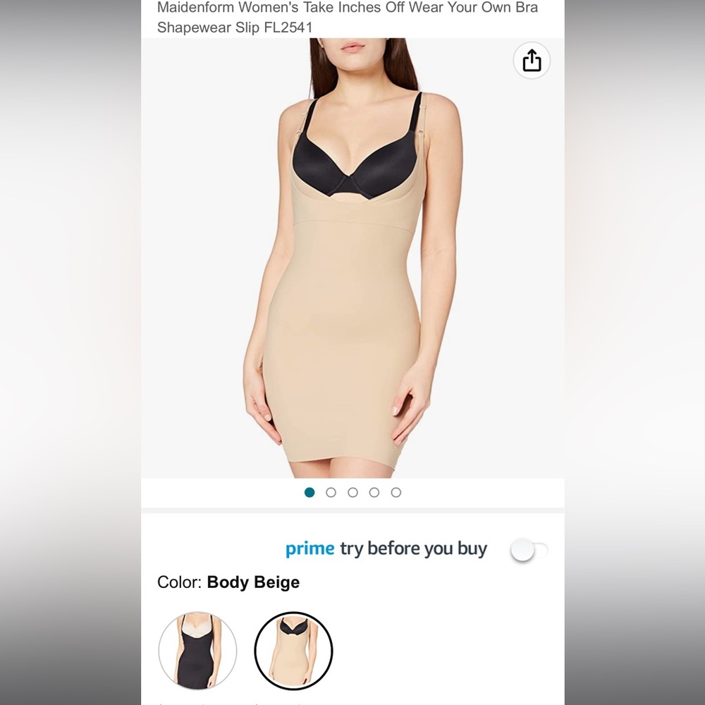 Maidenform Lose a size slip medium beige